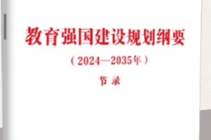 《教育强国建设规划纲要（2024—2035年）》